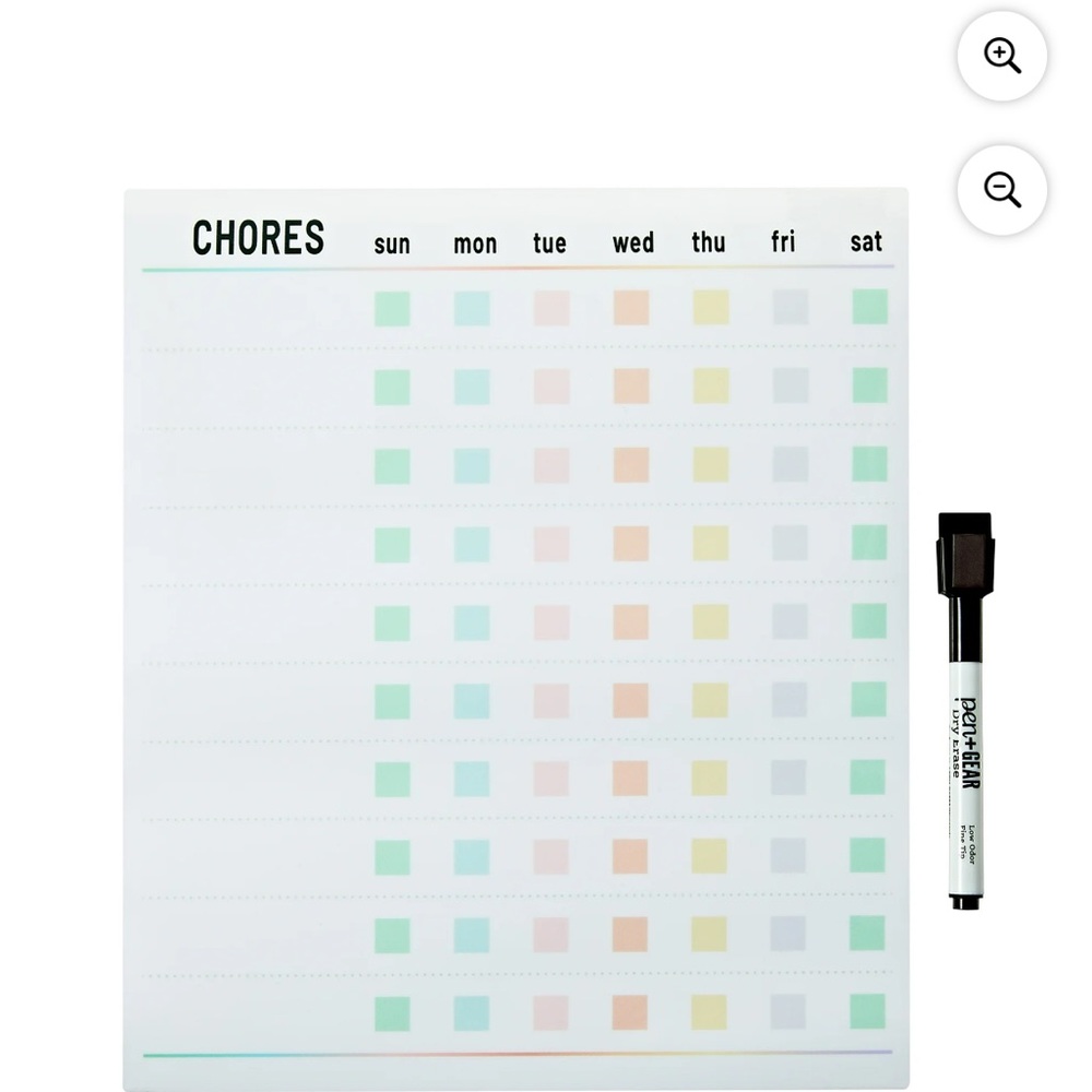 Weekly Chore Chart